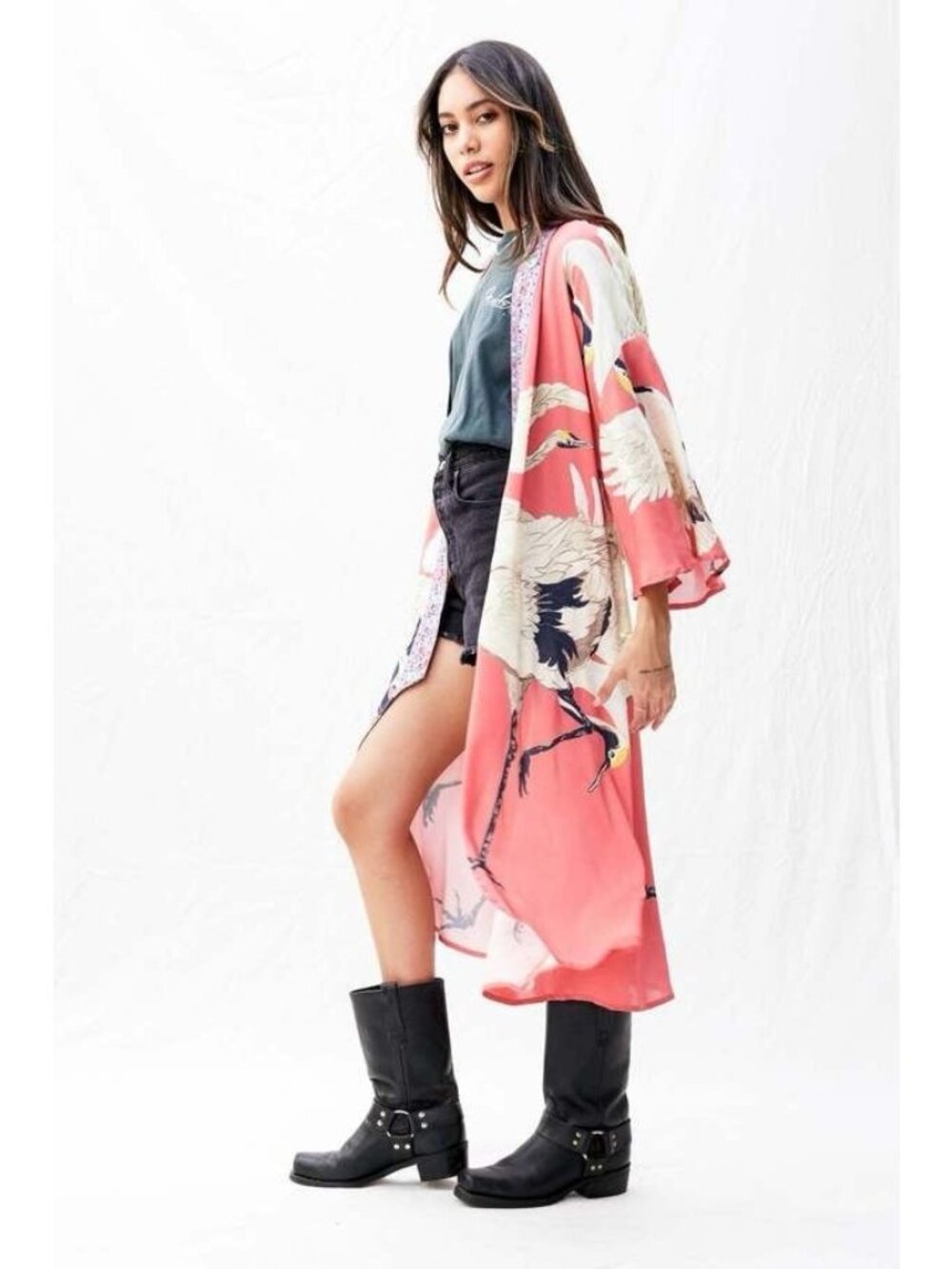 Aratta Silent Journey story of the crane kimono